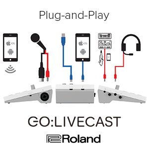 Roland GO LIVECAST Live Streaming Studio for Smartphones